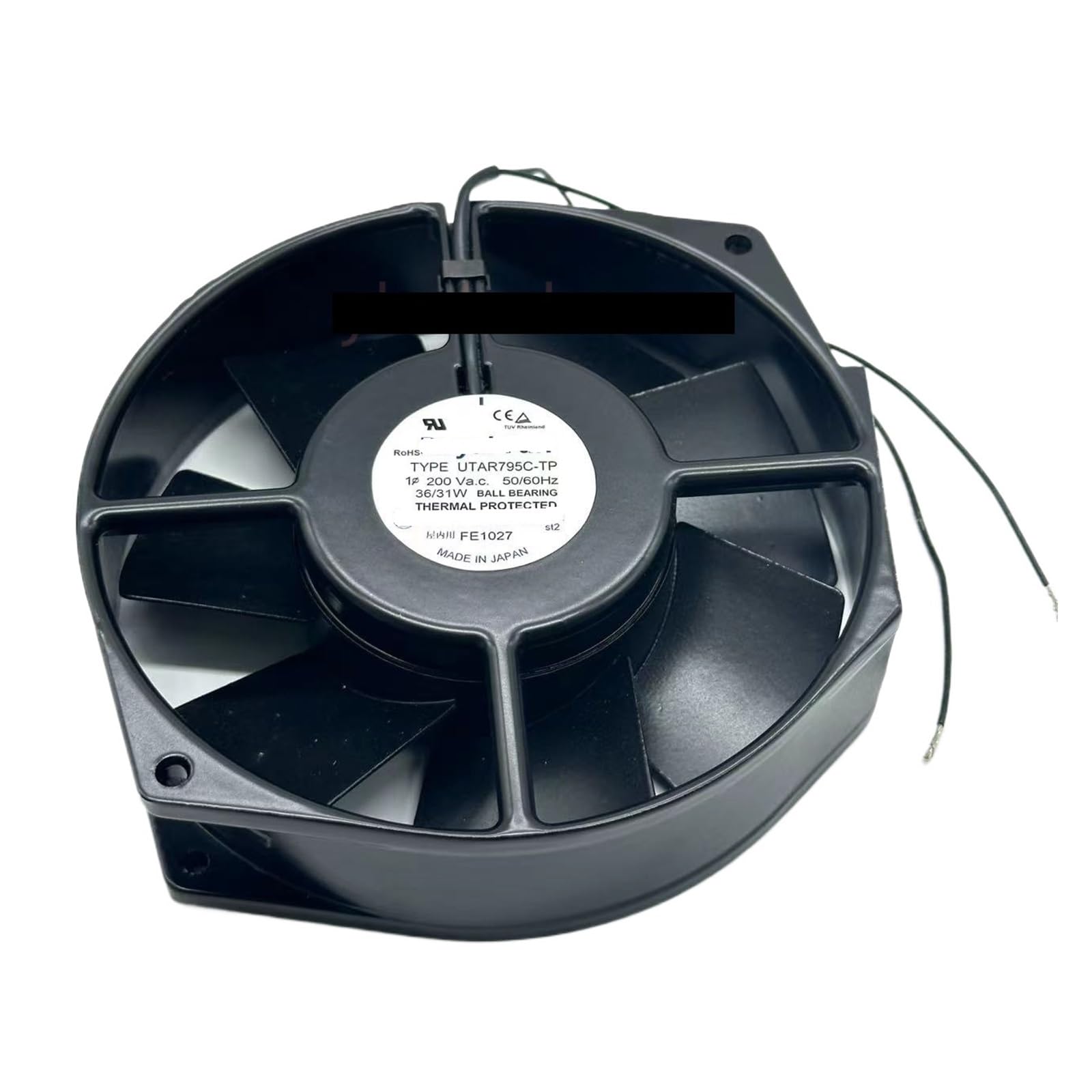 YMUGUEGH UTAR795C-TP AC 200V 36/31W 172x151x38mm 2-Wire Server Cooling Fan