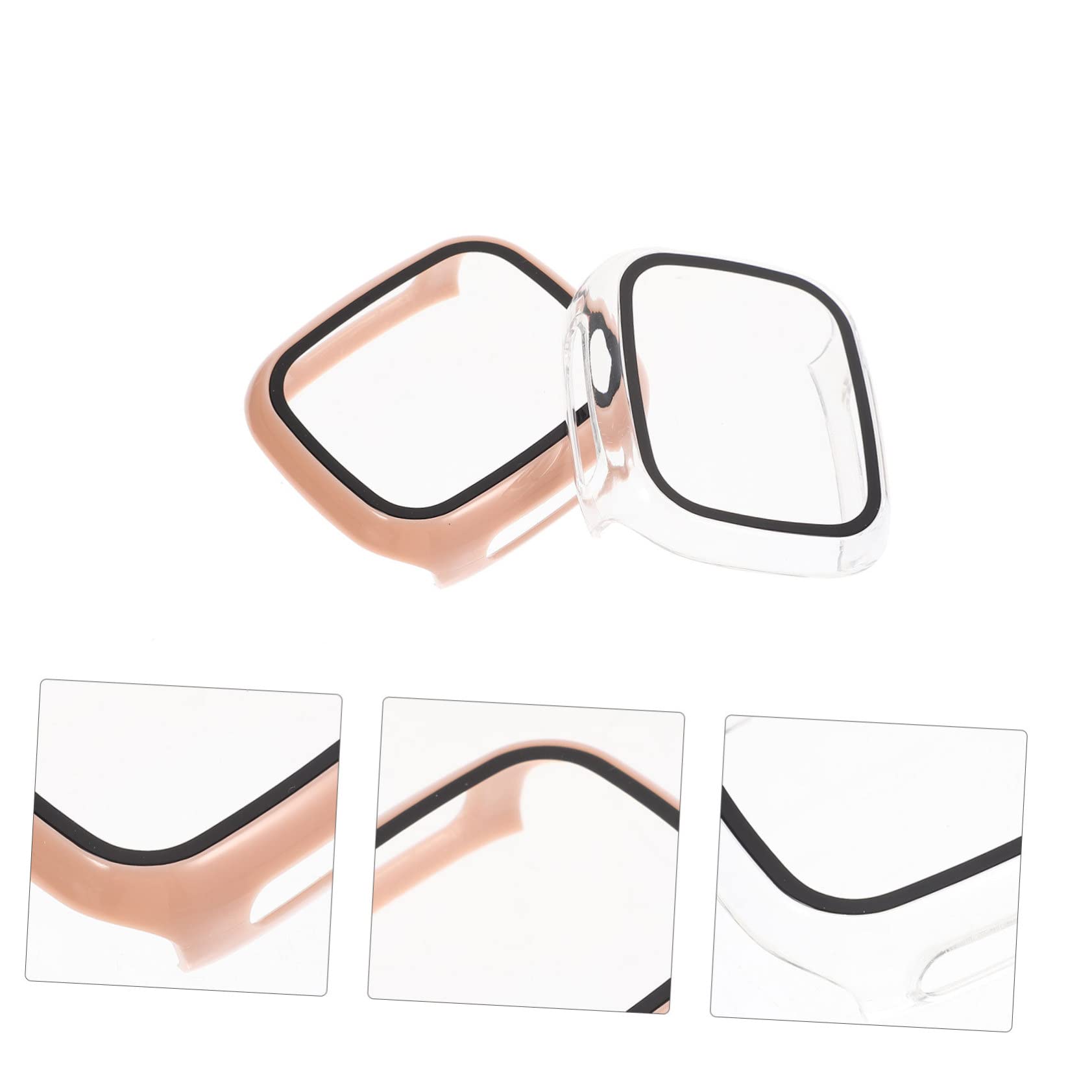 OSALADI 8pezzi Cover Protettiva Per Orologio Protezione Schermo Pc Pellicola Temperata Trasparente e Facile Installazione e Accesso Pulsanti