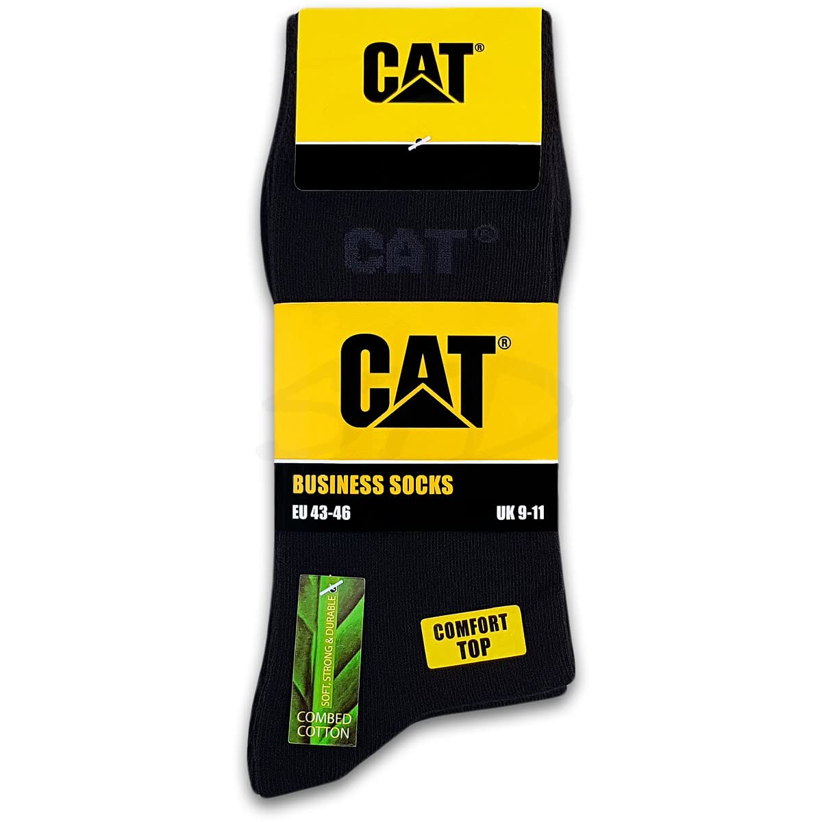 Caterpillar 15 par skarpet CAT Business, delikatne skarpety damskie i męskie, bez gumy, rozmiar 35-50