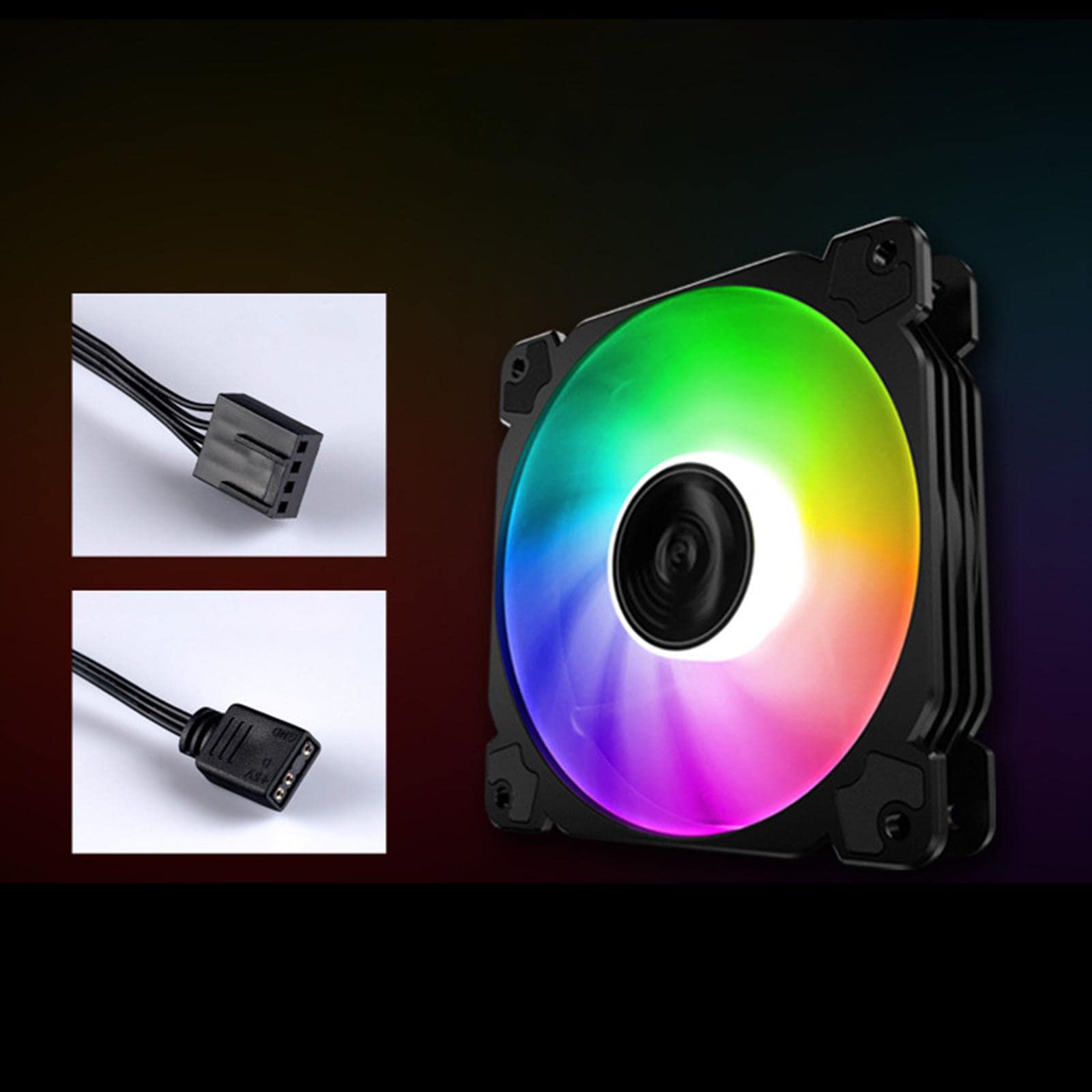 per Computer Dissipatore CPU Ventola PC Raffreddamento con 4 Tubi di Rame ARGB Sincronizzazione PWM Adatto per Assemblaggio