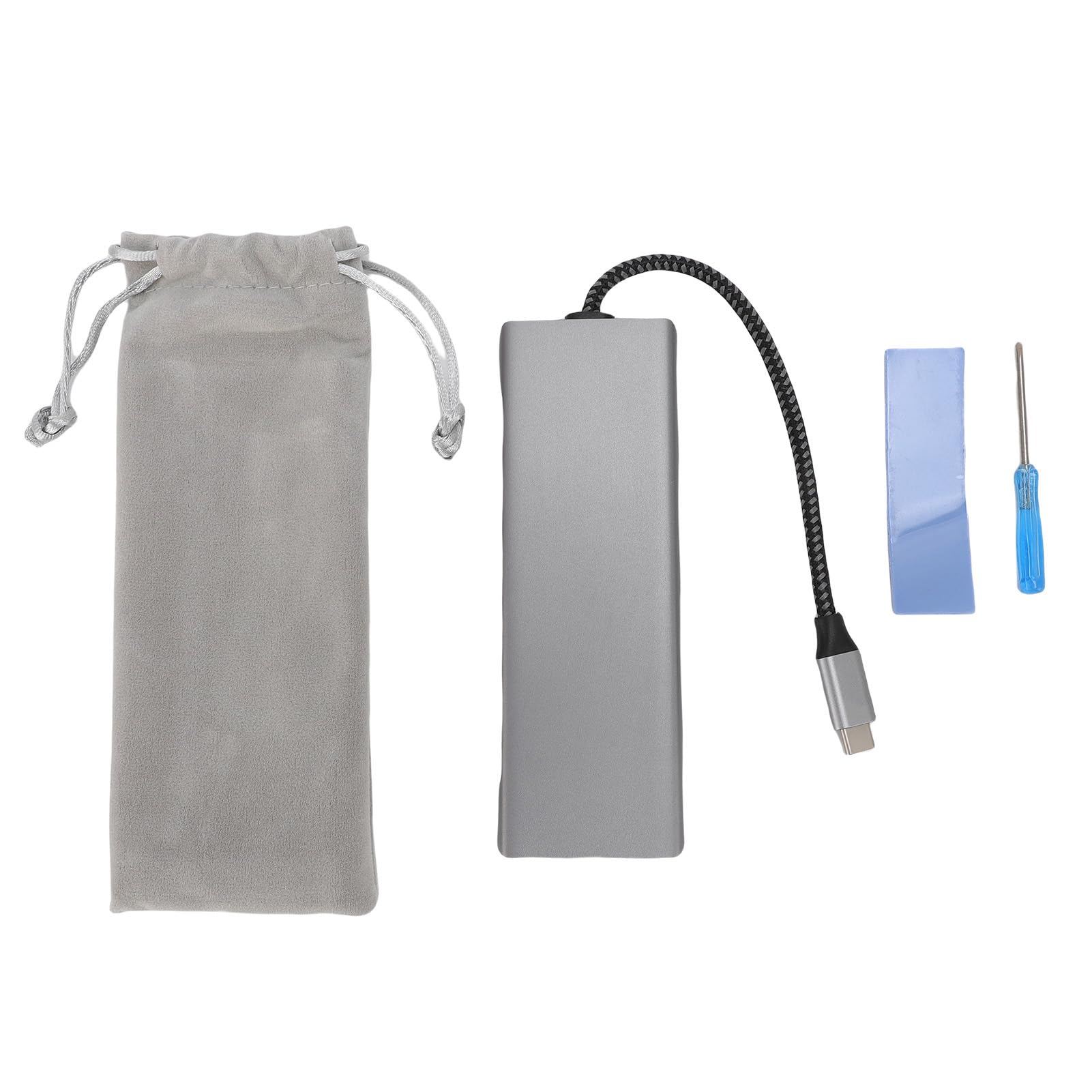 Aramox Hub TIPO C Hub USB C in Lega di Alluminio 8 in 1 con Uscita Video 4K Multifunzione per Laptop per Viaggi in Ufficio a Casa per Display da Studio Display Professionale