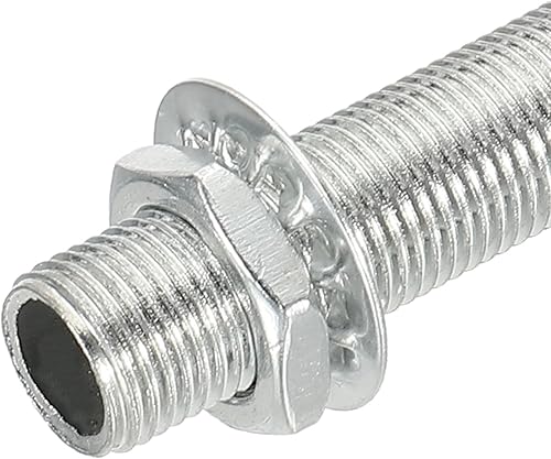 Miniatura 5 de MECCANIXITY Tuercas de bloqueo roscadas de tubo de lámpara con arandelas M10 rosca hexagonal para lámpara de techo montaje de reparación de