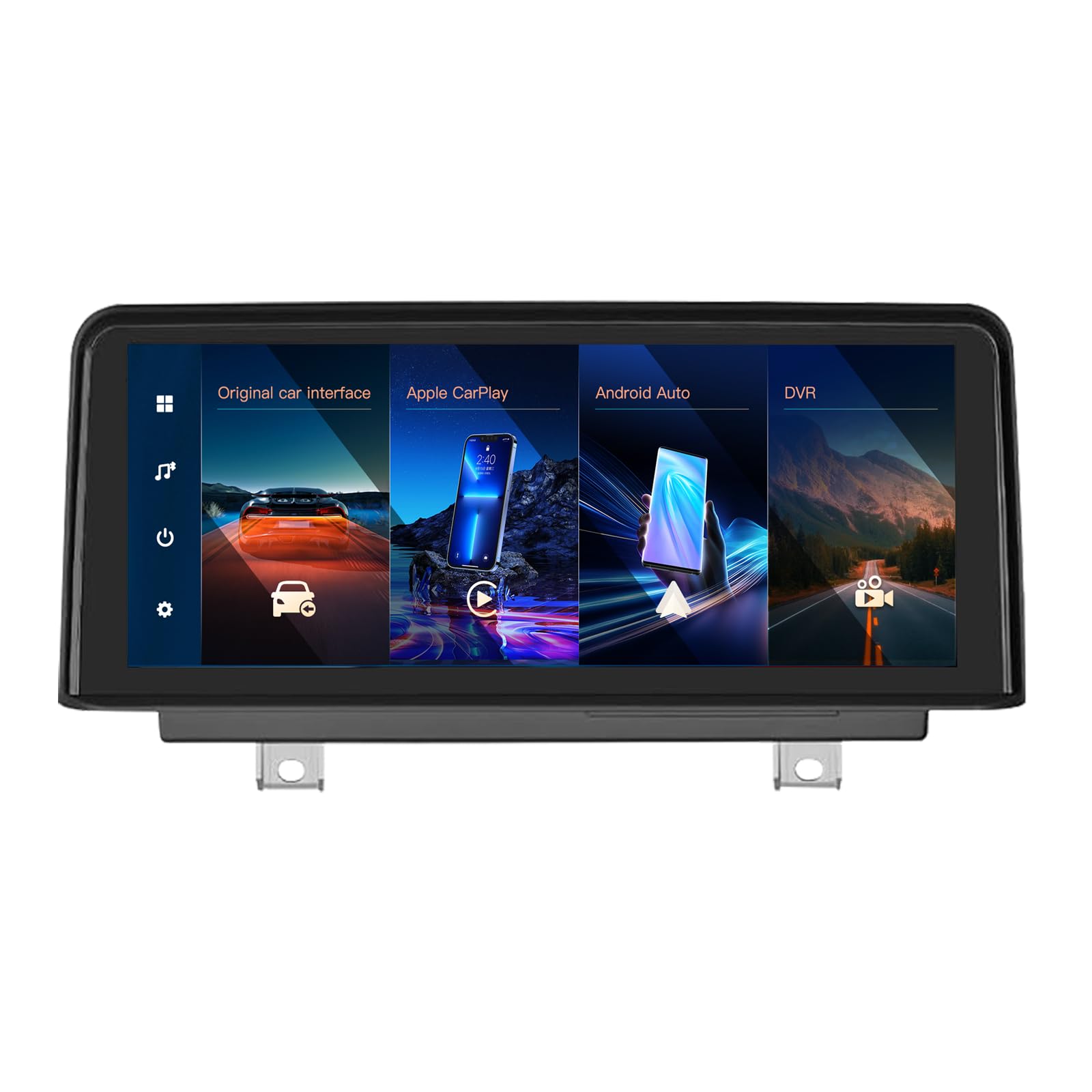 Wireless CarPlay/Android Auto 10.25'' Touchscreen Multimedia Radio Receiver for BMW 3 4 Ser F30/F31/F32/F33/F34/F36 2012-2016 Year with NBT-System HD 1920*720 Resolution Keep Car OEM Features