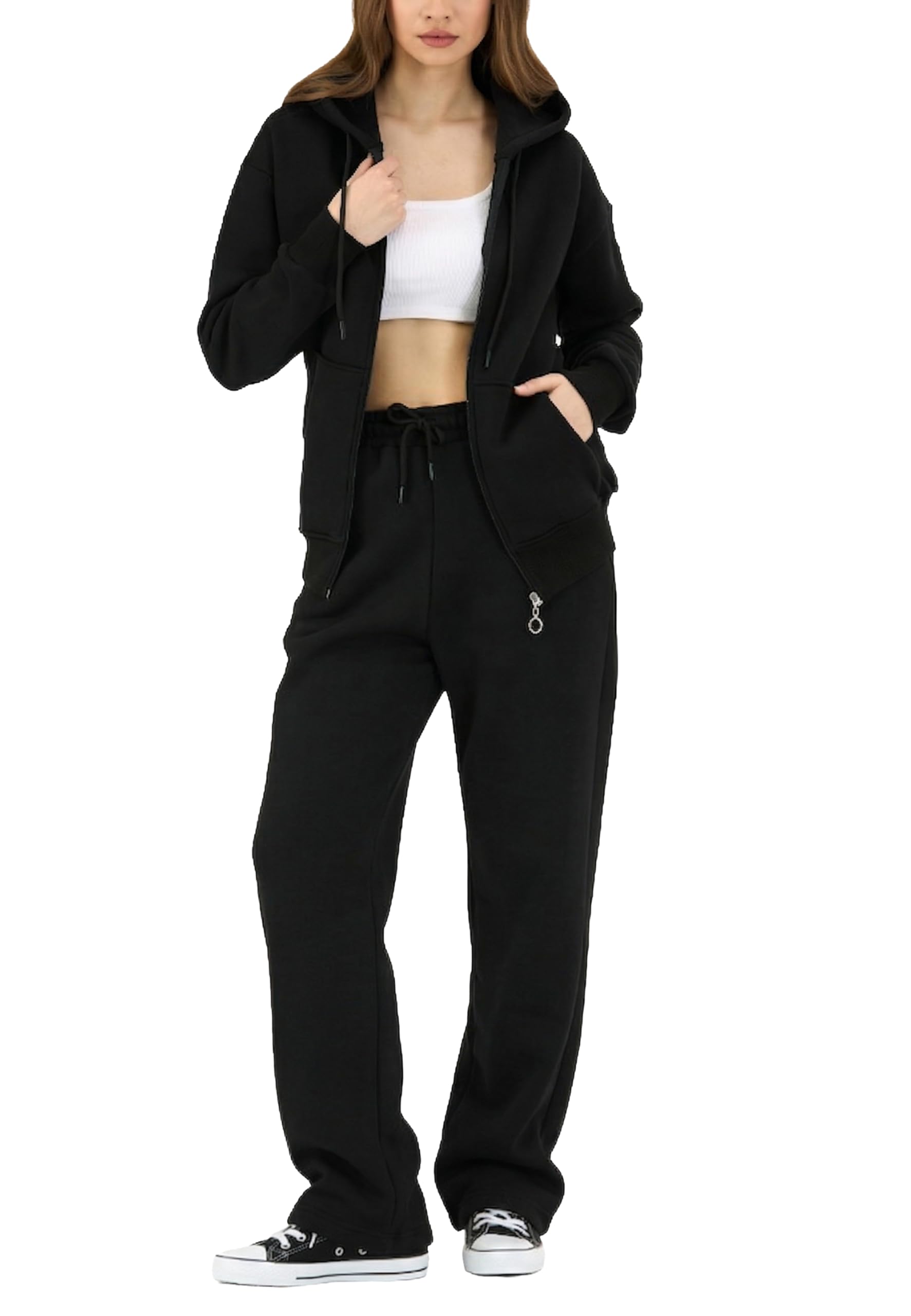 Redbridge Jogginganzug Zweiteiliges Sweat Set mit Zip Hoodie und Hose Bequemer Trainingsanzug für Freizeit Sport und Loungewear