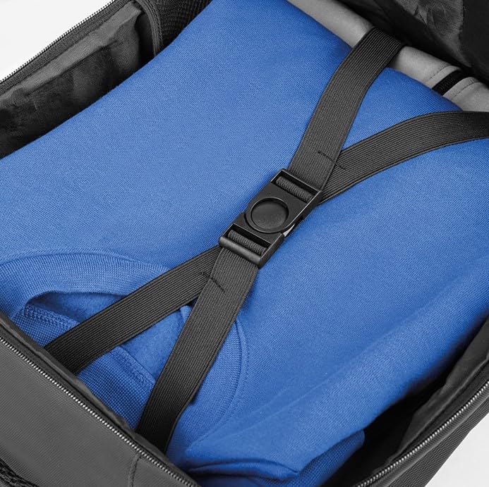 PAIF Zaino Ryanair 40x30x20 Premium Waterproof, Bagaglio a Mano Sottosedile con Porta PC, Zaino da Viaggio Uomo Donna, Apertura 180°, USB, Tasca Antifurto, Fascia Trolley, Nero (1, Nero)