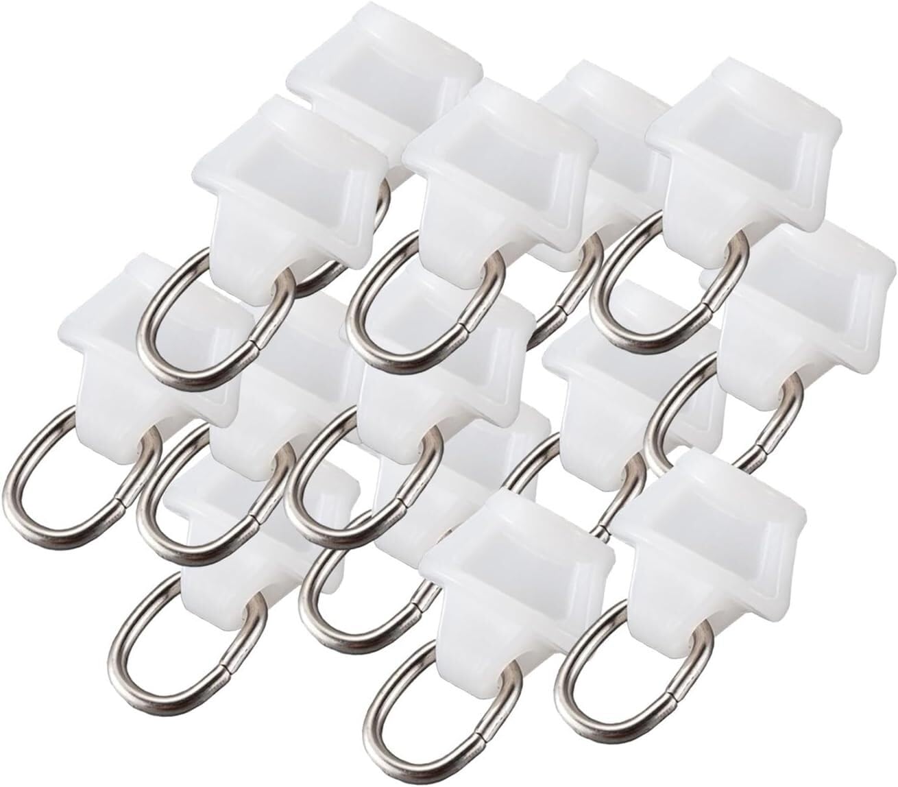 Curtain pulley, Curtain Rollers for Track, Mute Wheel Resin Pulley for Windows Shower Tracks