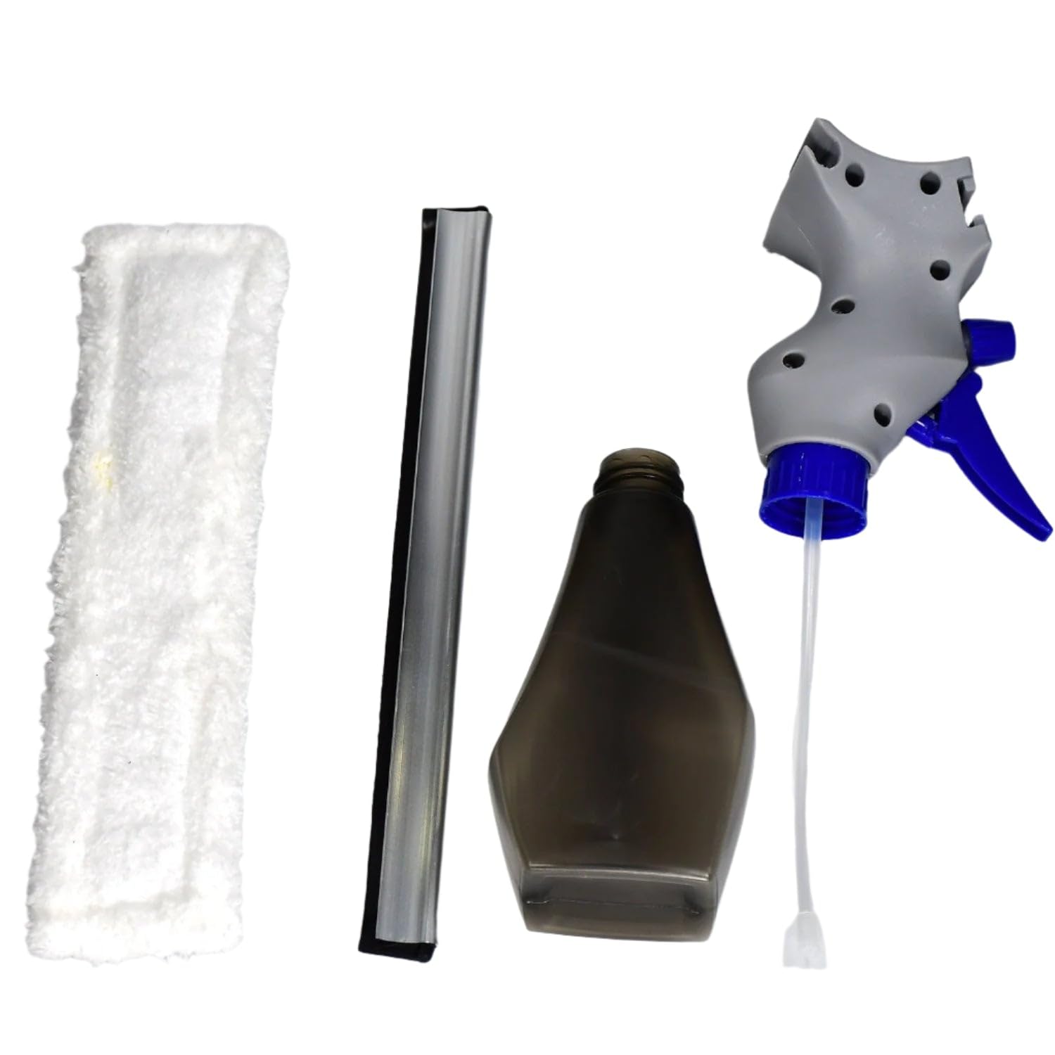 Wowli Plastic Easy Glass Cleaner 3 in 1 Spray Type Cleaning Brush, Pack of 1 1