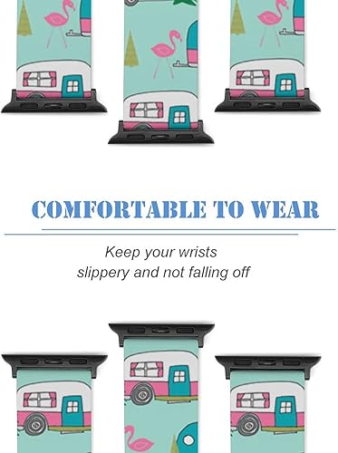 Vista 46 de Correa de reloj de silicona suave compatible con Iwatch Correa deportiva para hombres/unisex/jóvenes compatible con Iwatch Series