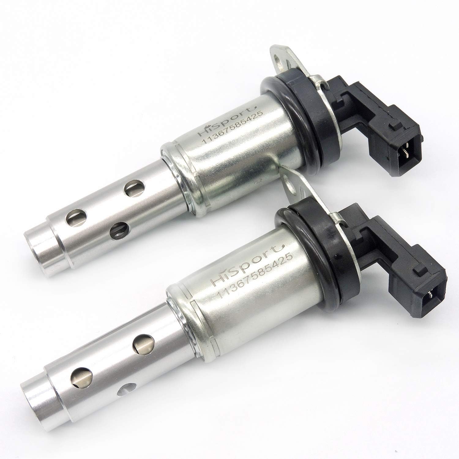 HiSport 11367585425 2PCS Vanos Solenoid Valve Oil Control Valve Compatible with BMW 740Li 740i 535xi 535i 530xi 530i 528xi 528i 525xi 525i 335xi 335IS 335i 330xi 330i 1 Series M 128i 135i 325i X3 Z4