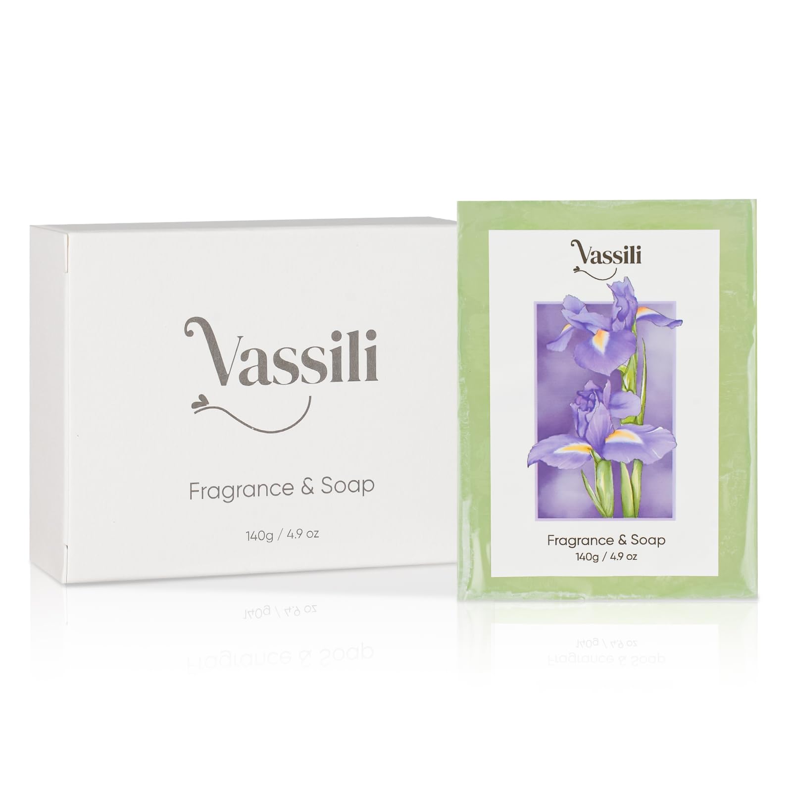 Vassili Fragrance Premium Natural Bath Soap Bar Deep Cleansing Moisturizing for All Skin Types 4 9 oz For