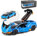 1:24 Alloy Diecast Car Model for Lamborghini Huracan STO 2021, Pull Back Vehicles Model Cars Toy for