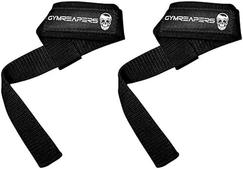 Gymreapers Lifting Wrist Straps for Weightlifting, Bodybuilding, Powerlifting, Strength Training,