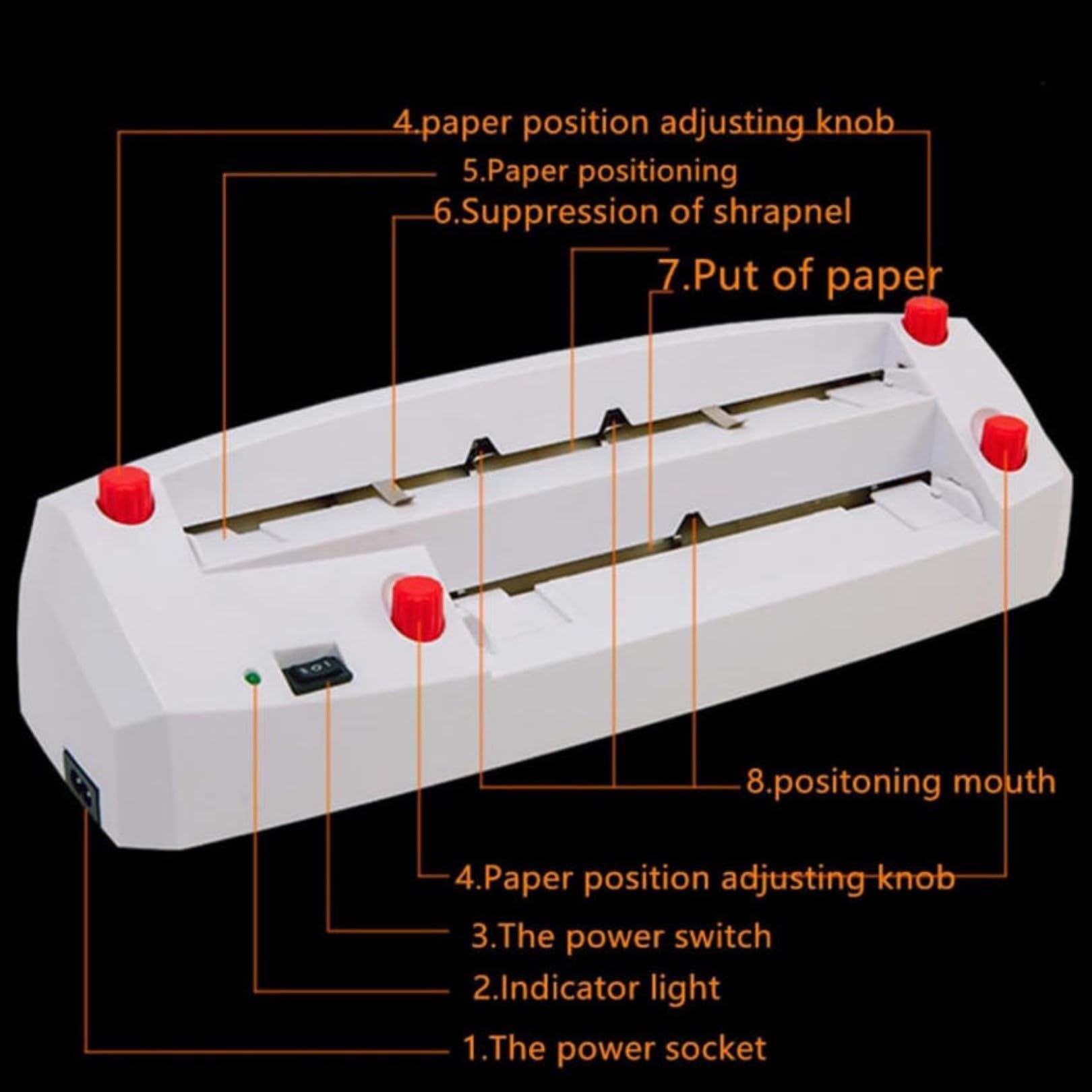 Taglierina automatica per biglietti da visita, 90 x 54 mm, tagliacarte, capacità di taglio A4, resistente, per stamperia e ufficio