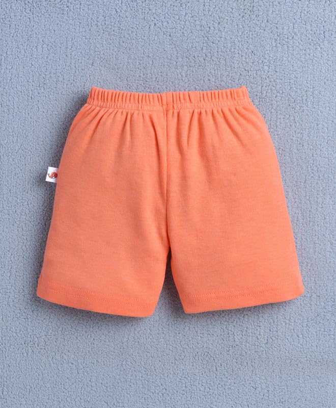 Image of BUMZEE Baby Boys Cotton Pack of 4 Above Knee Length Shorts