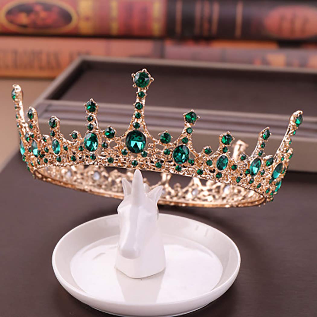 Amazon.com: Fairyu Baroque Wedding Bride Crown and Tiaras  display picture 2