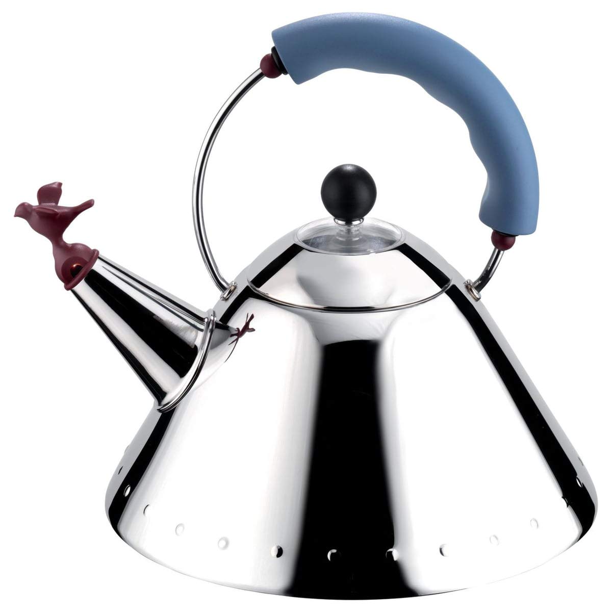 Alessi 9093 Kettle Lid Replacement Part With Black Knob for 9093 Blue product thumbnail 3