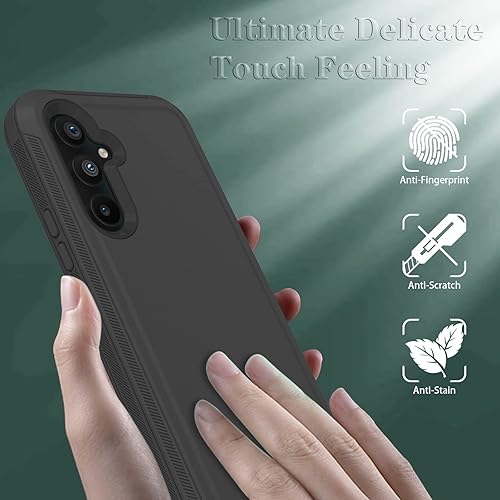 Miniatura 6 de Qinmay Funda para Galaxy A54 5G, Samsung Galaxy A54 5G con protector de pantalla HD (paquete de 2), funda para Samsung A54 5G, duradera, a prueba de