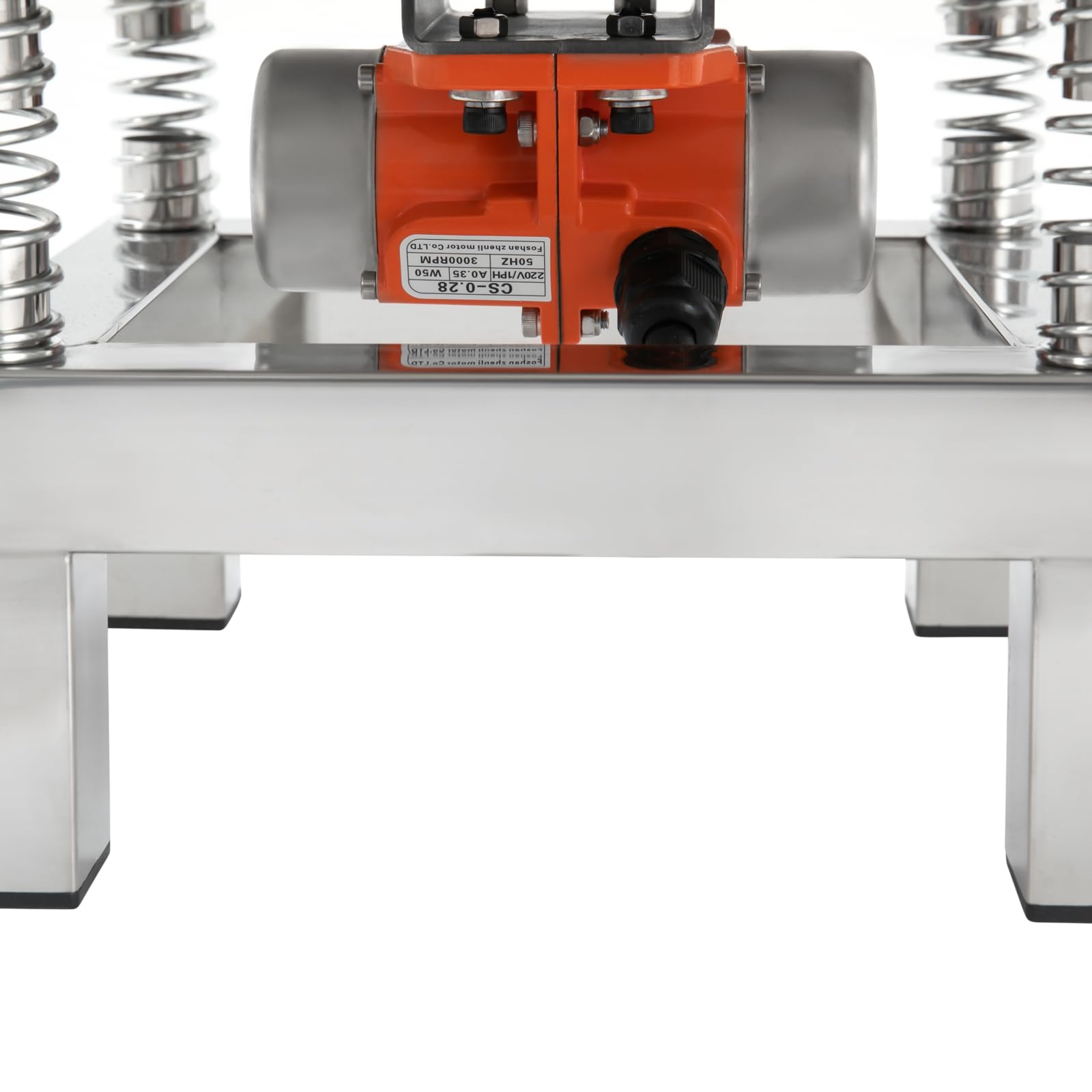 Piccola tavola vibrante per calcestruzzo, prova di vibrazione, tavolo vibrante in acciaio inox, mini tavolo da 350 x 350 cm, 220 V, 3600 giri/min, per forme di vibrazione, aumento della resistenza del