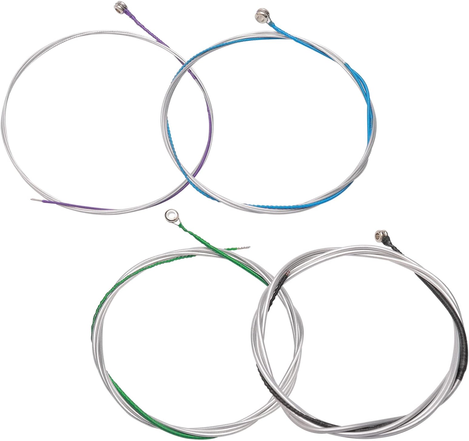 Steel Core Aluminum Magnesium Cello String 4 Size,Soft Sound with Thick Diameter for Cello Use