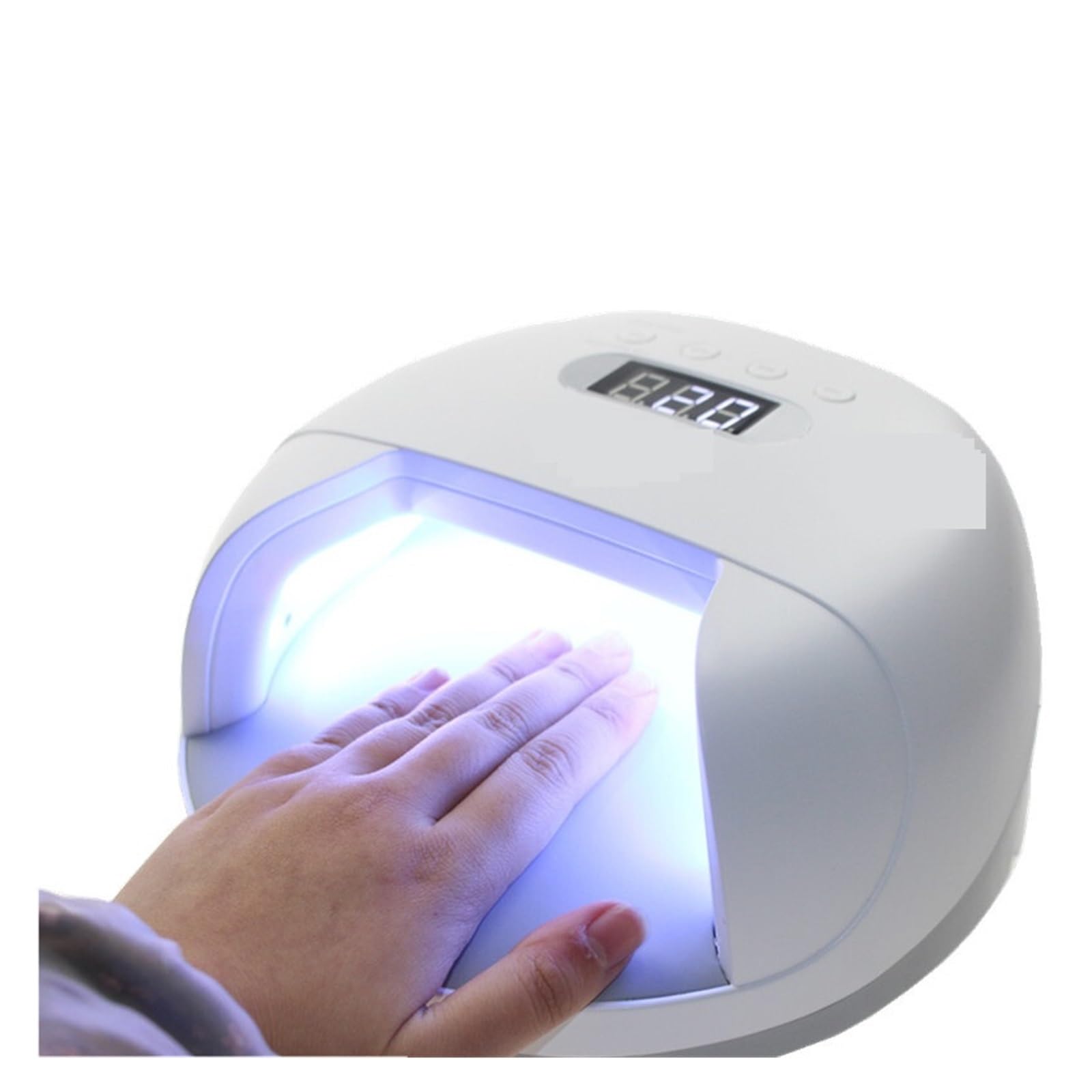 Lampa UV do paznokci, 8W LED Lampa UV do paznokci Magazynowanie energii Lampa do paznokci Podwójne źródło światła Suszarka do paznokci z inteligentną pamięcią timera i czujnikiem z baterią