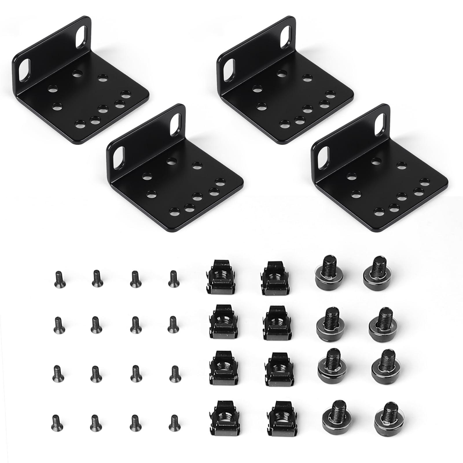 LALAGO Rack Ear Kit per Switch con Montaggio su Rack TP-Link 19" 1U Rack, Kit di Montaggio su Racks per TP-Link da 19" - Width Extender da 17,3 pollici a 19 pollici