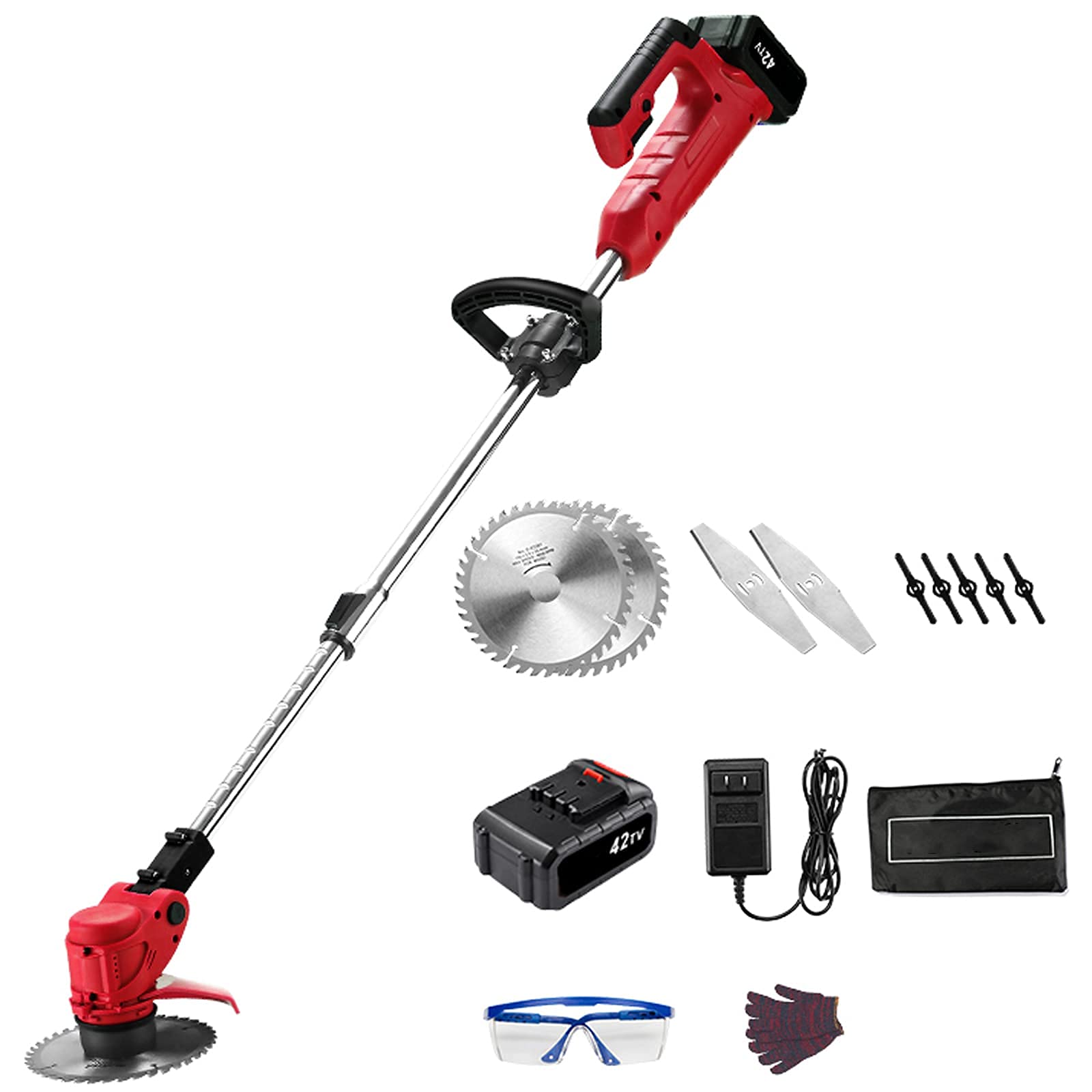 Coupe-herbe sans fil 21V avec batterie pour entretien du jardin