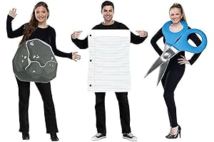Show-Stopping Rock, Paper, Scissors Costume for Halloween Revelry