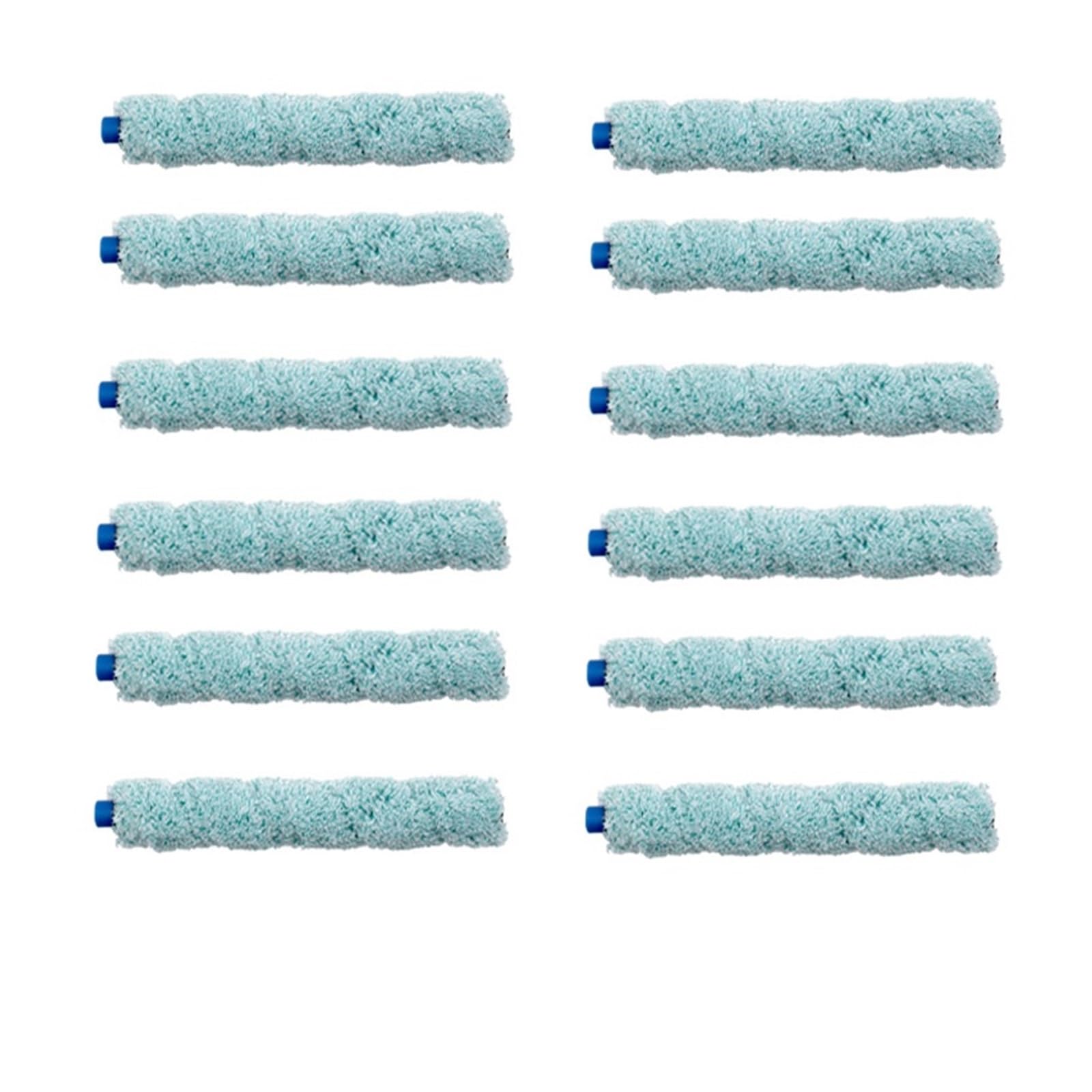EtliN Soft Main Roller Brush Compatible With ILIFE Shinebot W400 W450 W455 Floor Washing Robot Compatible With Medion MD 18379/18999 Replacement Pats (Color : 12PCS)