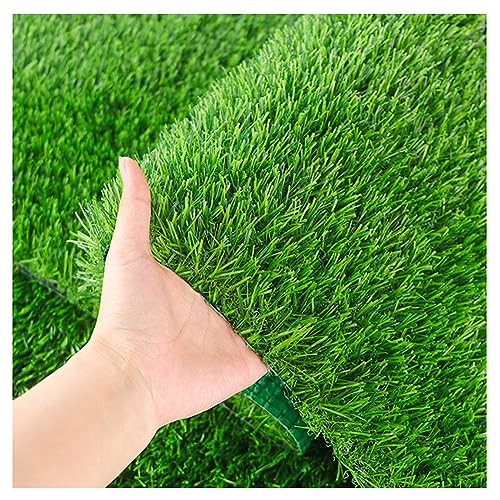 Tappeto in Erba Artificiale di Alta qualità, Effetto Prato Sintetico, Altezza del Pelo 20 mm, per Interni/Esterni, 3 x 8 m, Ideale per Giardino, Patio e Cortile.