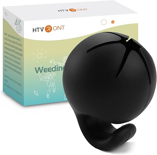 HTVRONT Recolector de desechos de vinilo Anillo portátil de mano para recolector de chatarra de vinilo, herramientas de deshierbe de silicona para