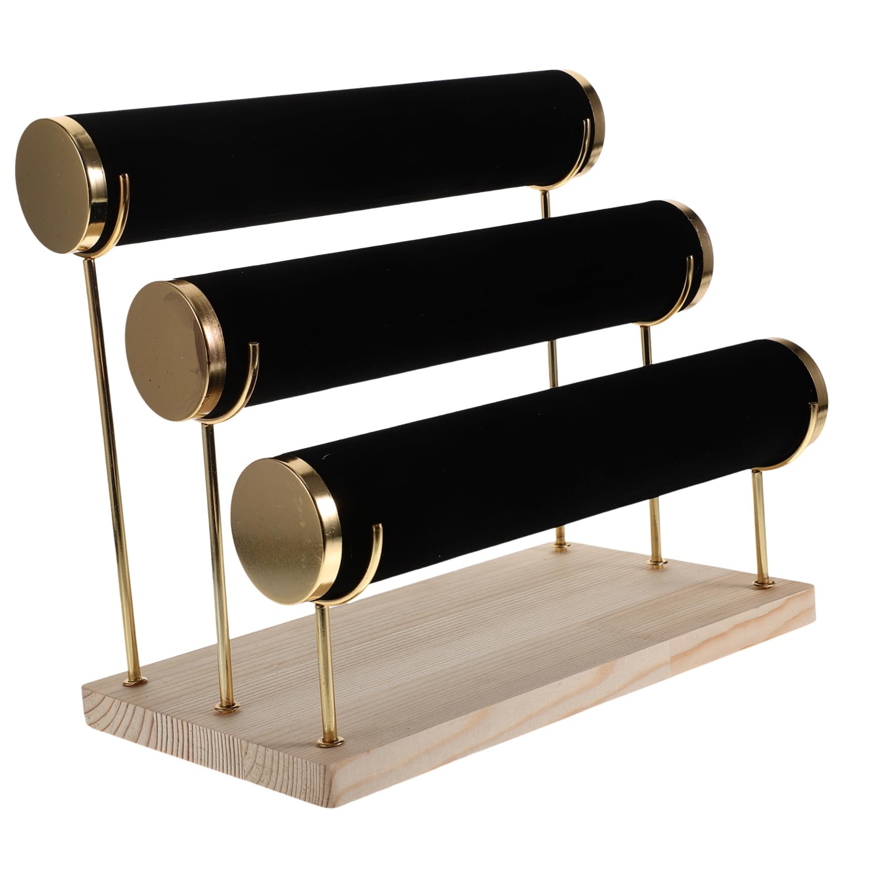Uchwyt na bransoletkę do zegarka pulpit stojak na bransoletkę prezentacja organizer na bransoletkę stojak na biżuterię stojak na zegarek domowy/205/232(Black)