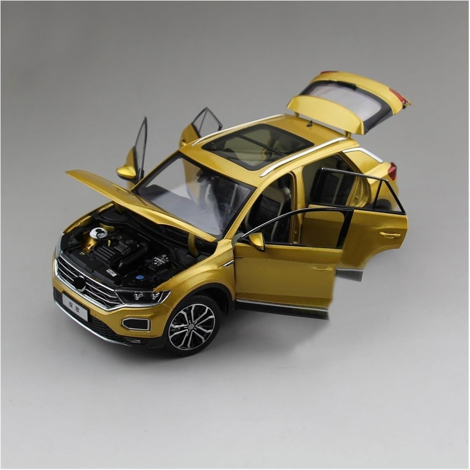 1:18 for FAW T-ROC Diecast Car Model Toys Gift Collection Hobby(Red,No Box)