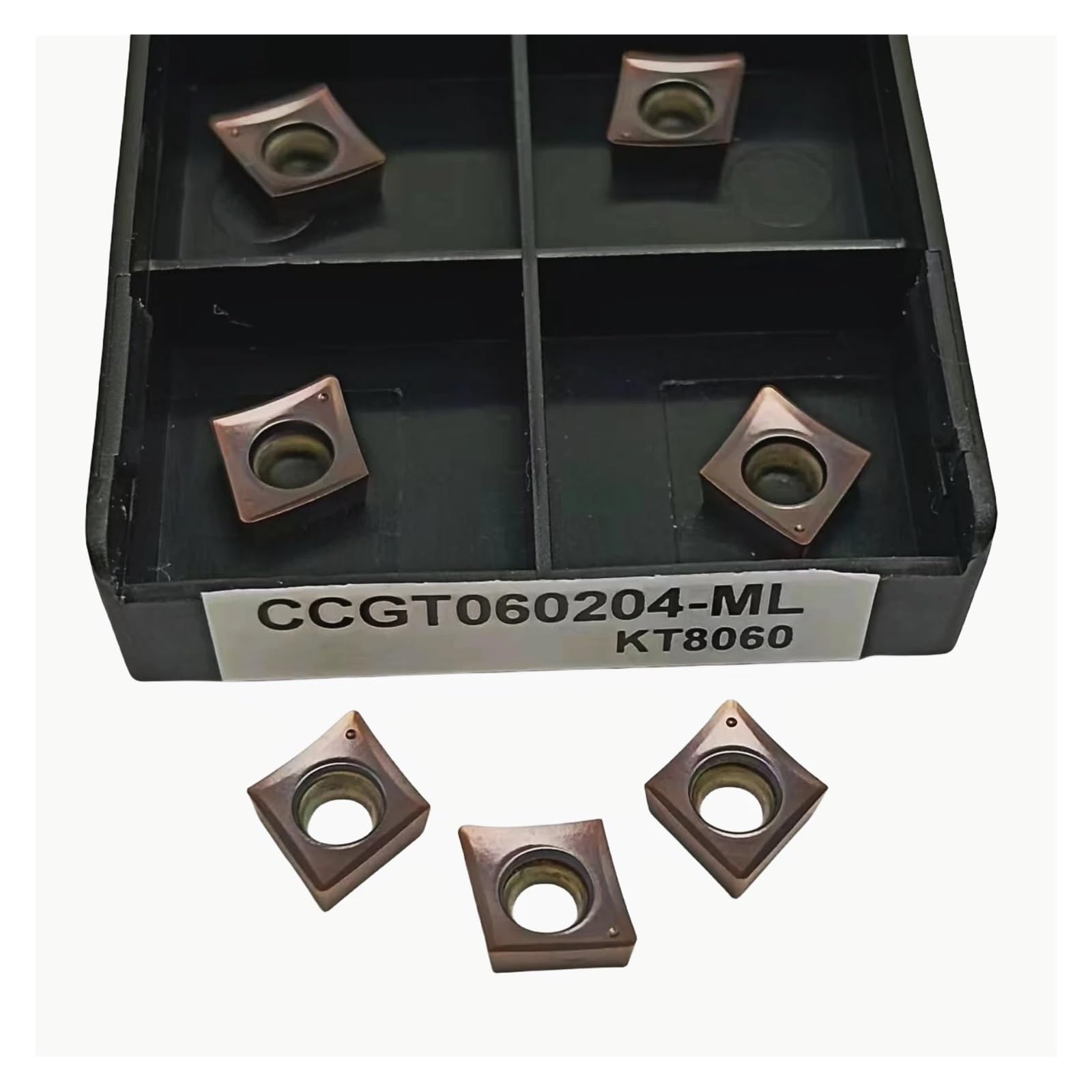 CCGT060204-ML KT8060 outils de tournage acier inoxydable de qualite industrielle superieure