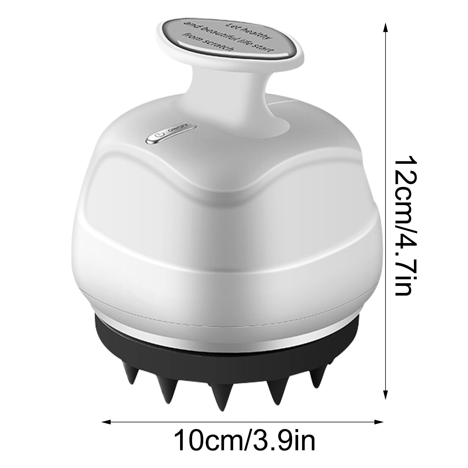 Cepillo eléctrico para perros mientras que IPX7 es impermeable, cepillo de limpieza autolimpiante, cerdas sin dolor, cepillo de baño para perros para baño, masaje relajante, peine de goma para perros