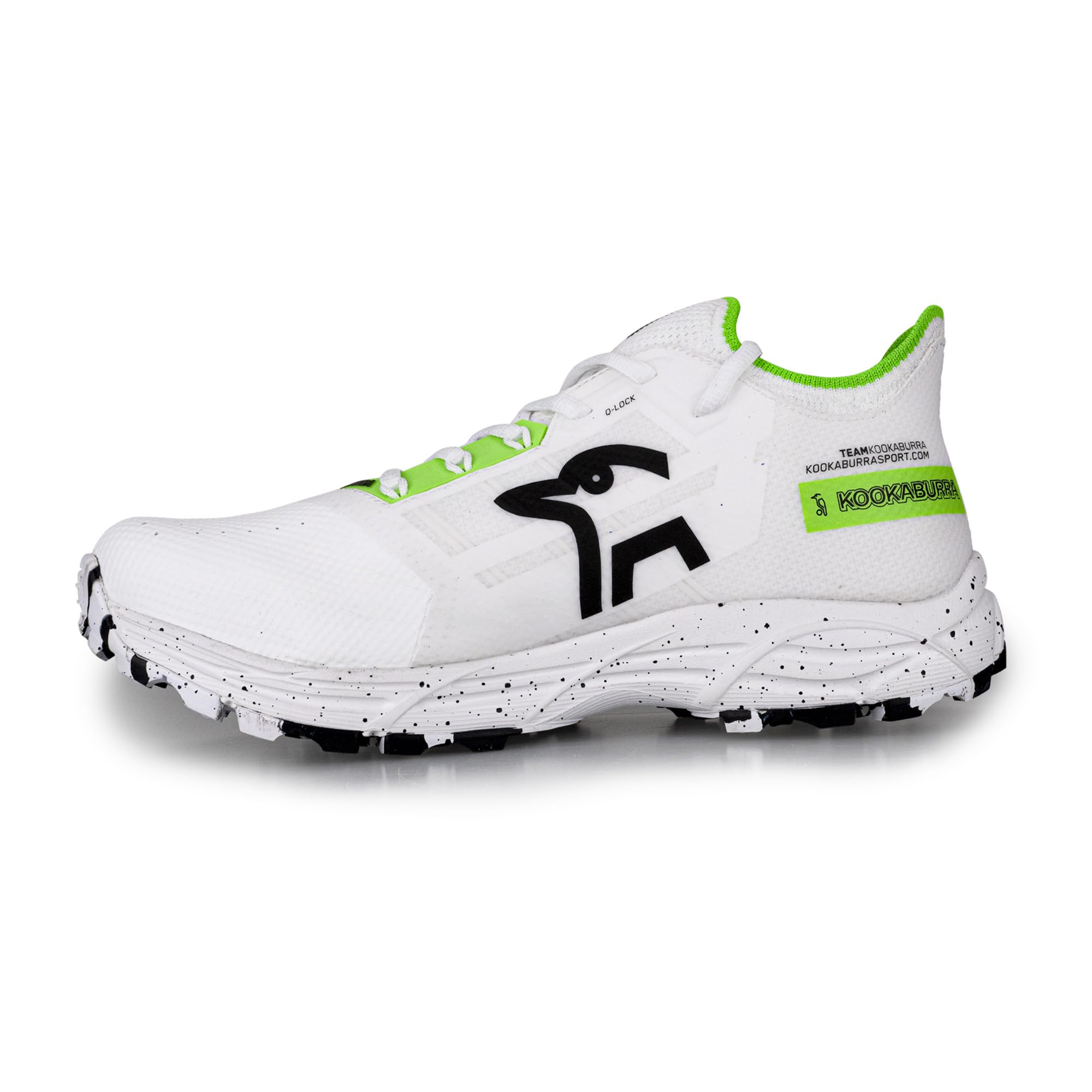 Kookaburra Vapor Hockeyschuh, Größe 45, leicht, Q-Lock-Schnürung, Stricksocke, griffig auf Allen Oberflächen