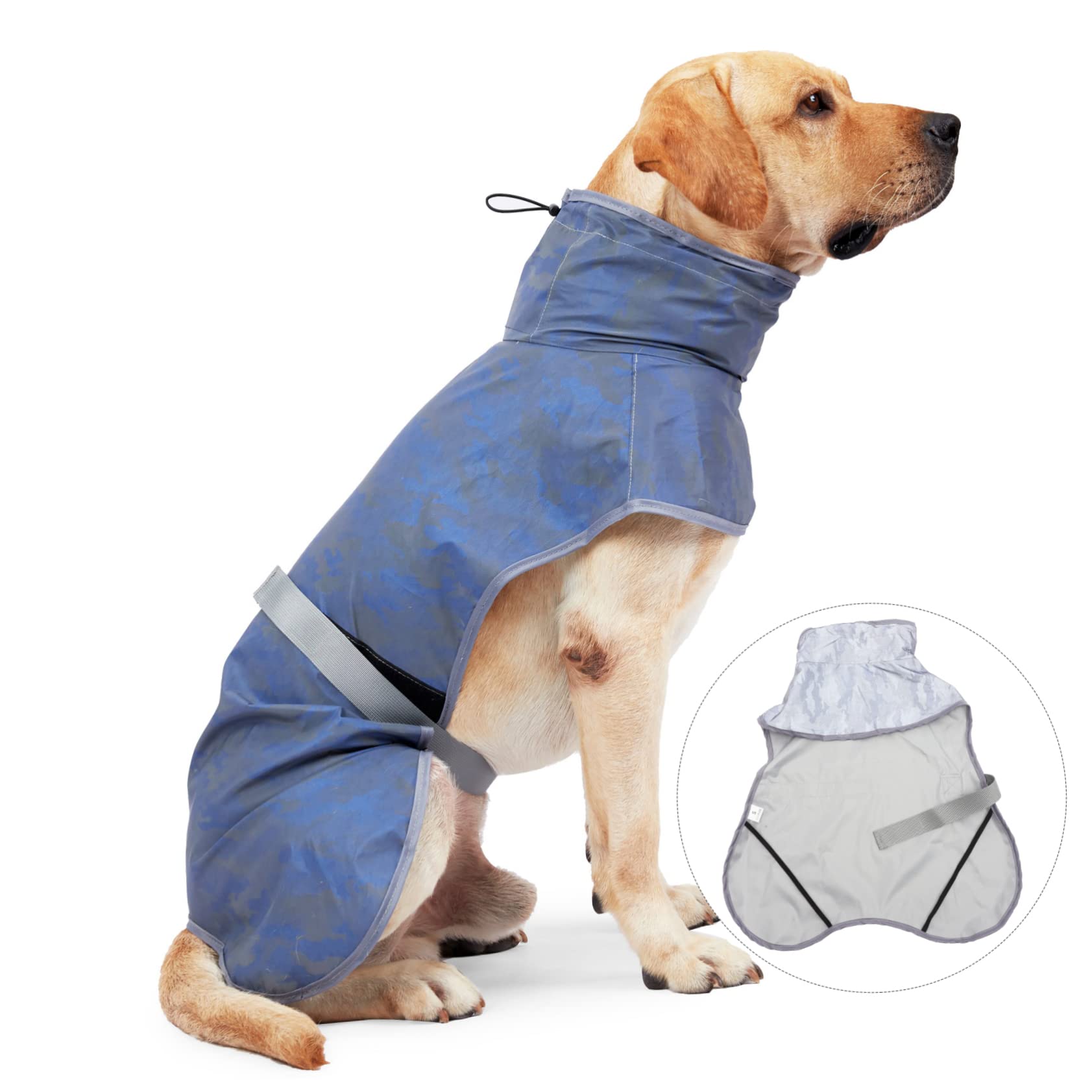 FOMIYES Lot De 3 Manteaux De Pluie pour Petits Chiens Matériau Respirant Réfléchissant Facile À Garde Votre Animal Sec