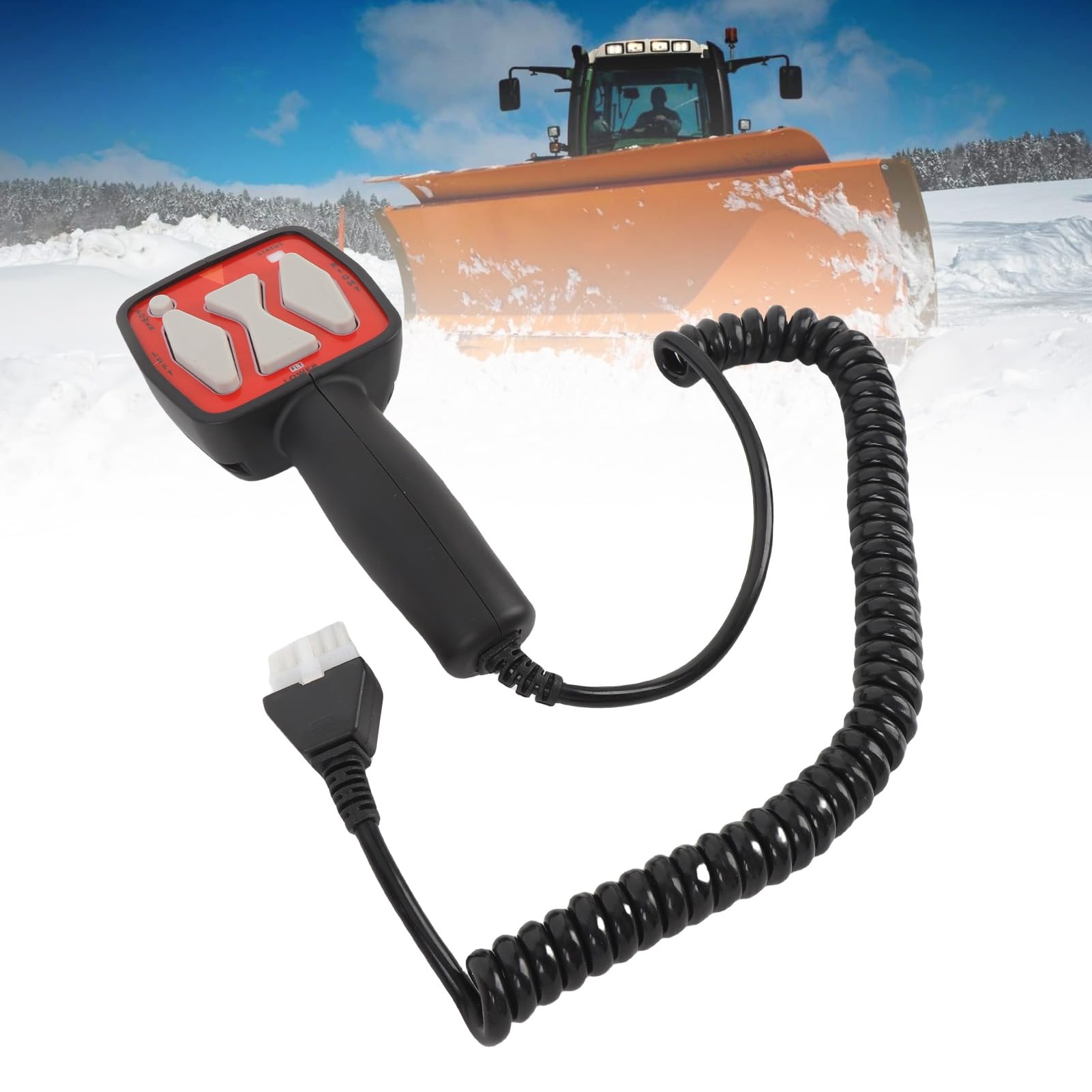 Fabater Controlador de Arado de Nieve Interfaz de Usuario Amigable con la Interfaz de Usuarios Handheld Control para Plantas Occidentales para Propietarios de Viviendas