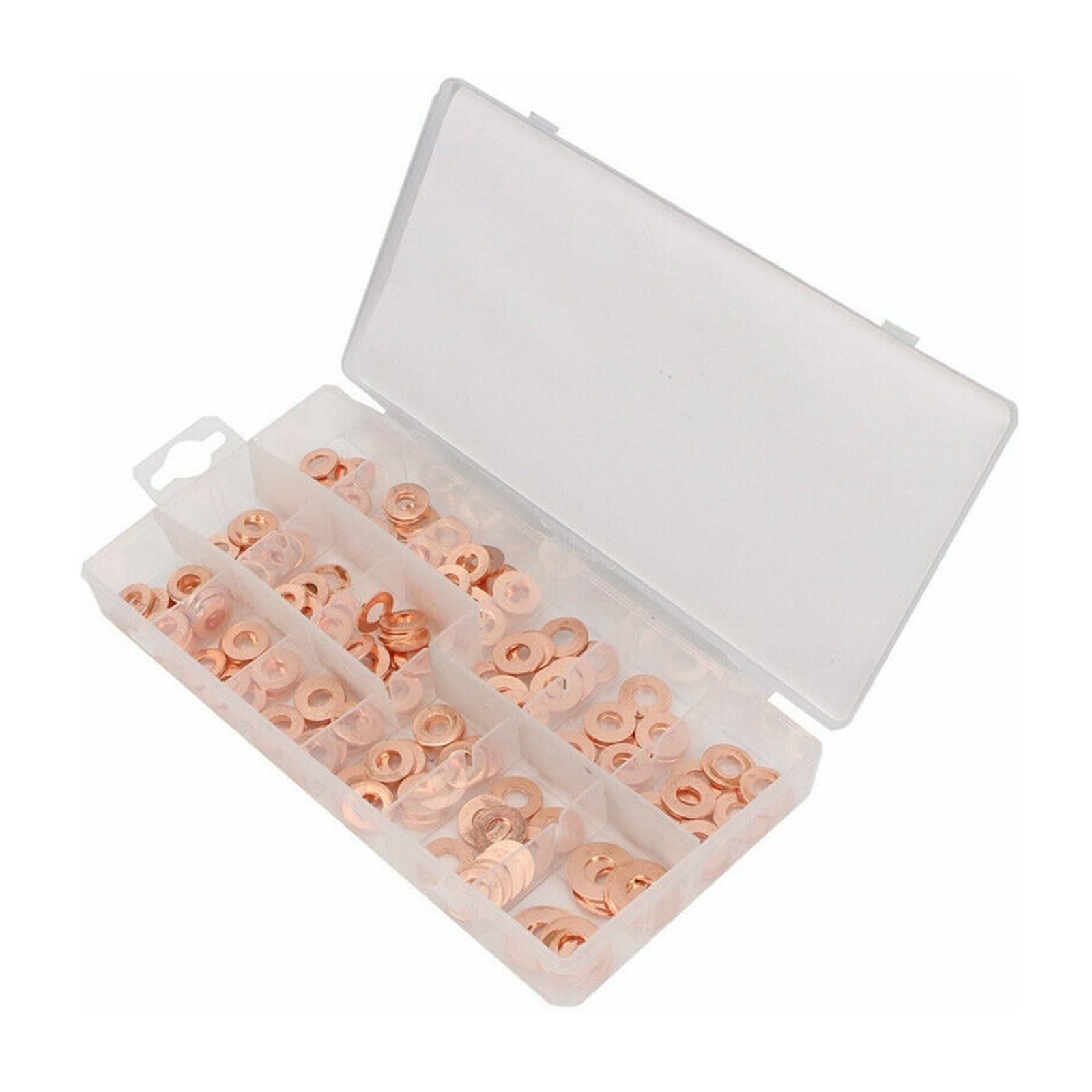 inyectores Juego de 200 Arandelas de Cobre para Puertos de inyector diésel y Juntas de Sellado para Combustible. Inyector de Combustible