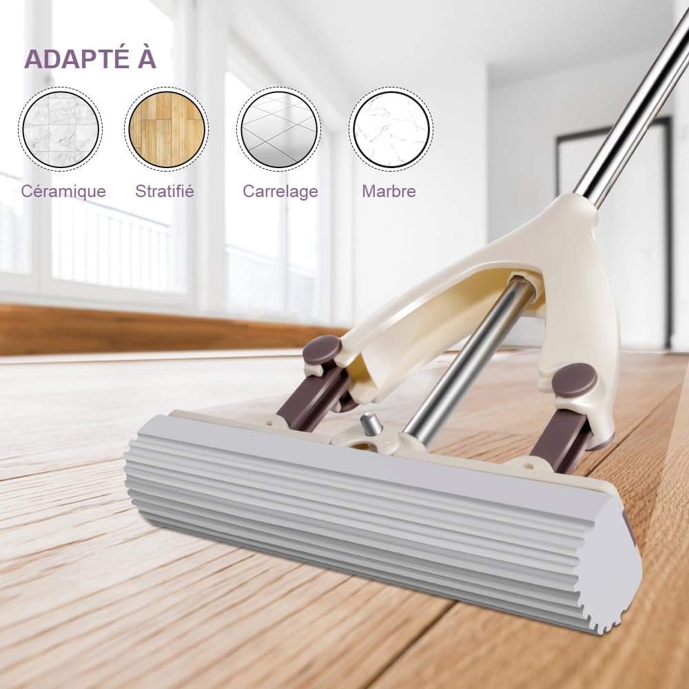 MASTERTOP Lot de 3 Éponges de Rechange Supers Absorbantes pour Balai Eponge MASTERTOP B07PCP81HB et B08V5FT4RZ