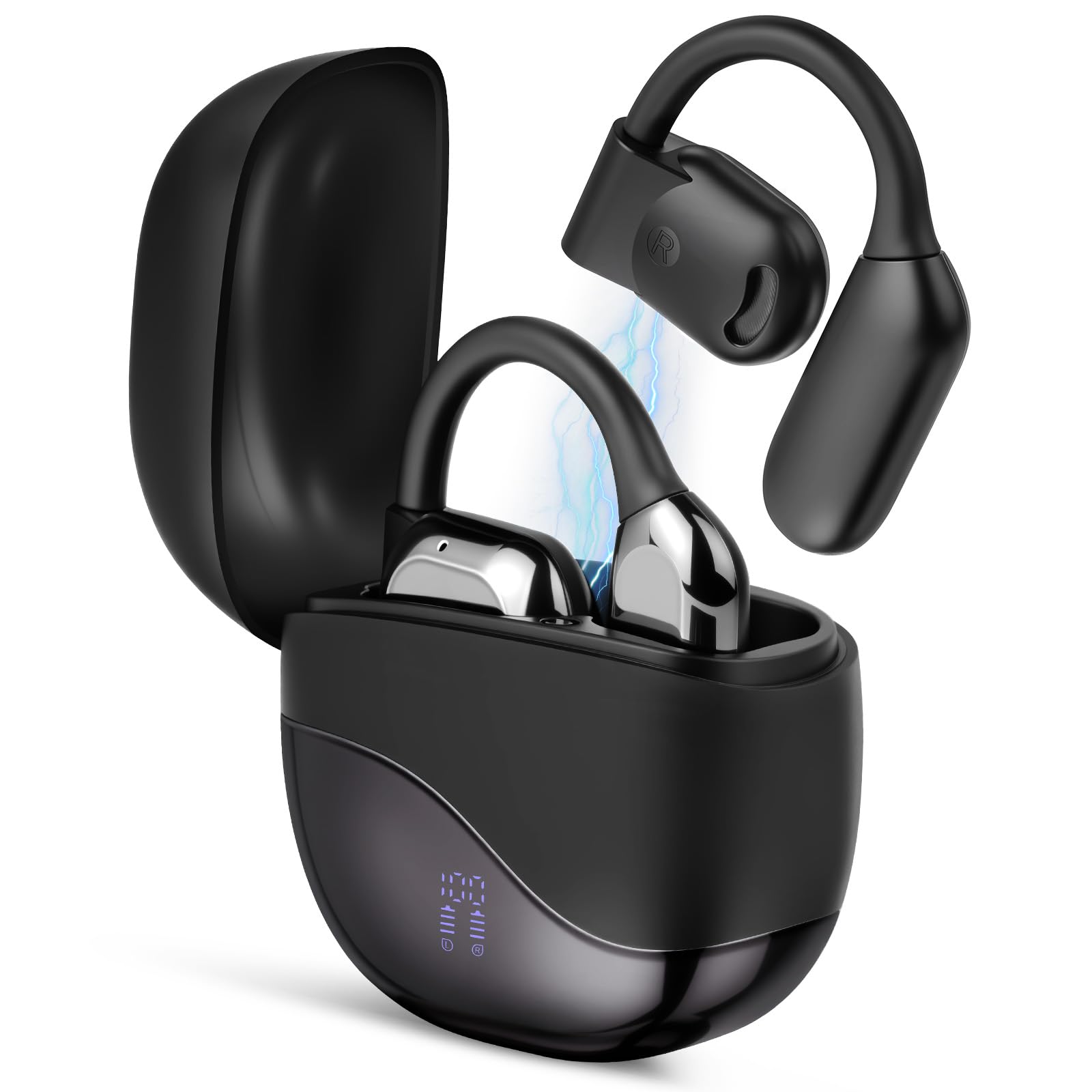 AOOSU M62 Translation Earbuds Real Time，Open ear Earbuds with Bluetooth 5.3，144 Language Translator,Headphones Translator Earbuds with 58 Hours Playtime Perfect for Travel & Business. — image 1