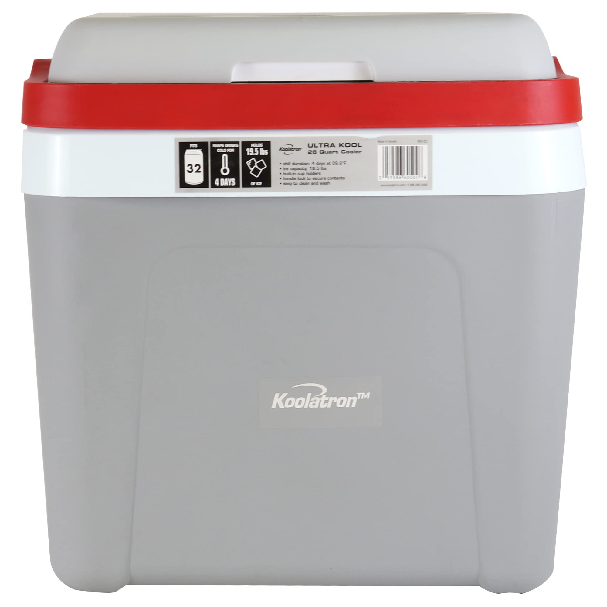Ice Chest Cool Box Portable Picnic Cooler for Snacks Lunch Day Trips Camping Boating Travel