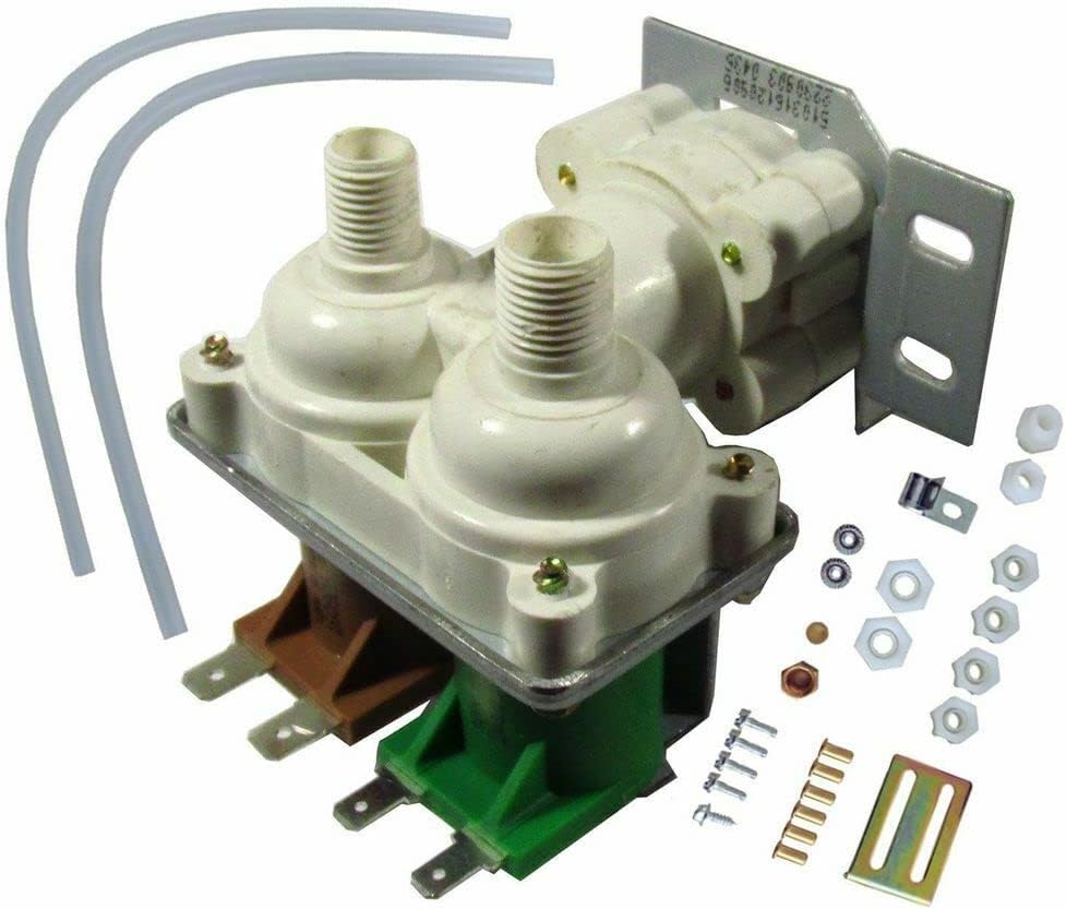 Replacement for Water Valve Fits Whirlpool Kenmore # GVI901 GVI1002 GVI-901 876070 850733 8216 fits ED22DQXAW11 ED22DQXBB00 ED22DQXBB01