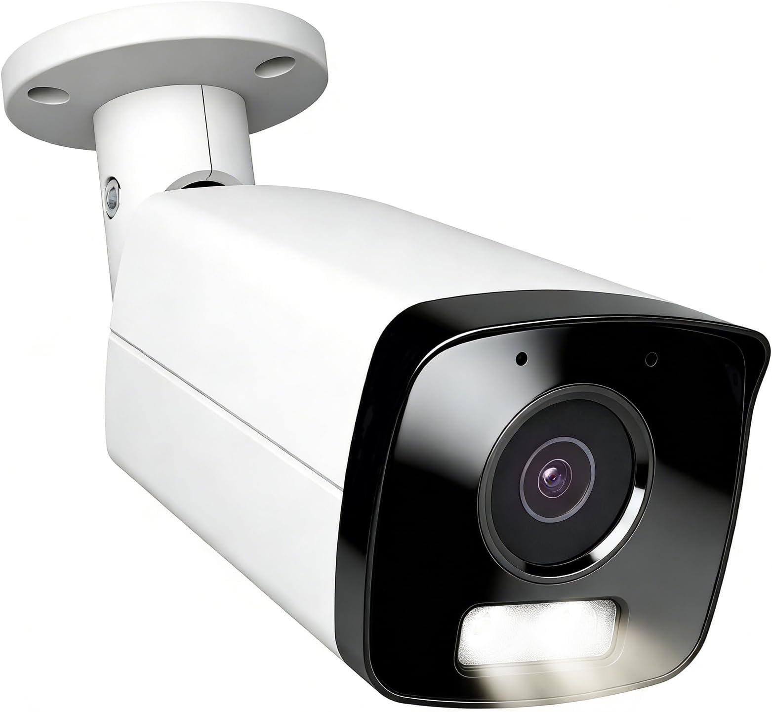 UNILOOK 6MP Bullet PoE IP Camera, Wired Security IP Camera Outdoor, Human Vehicle Motion Detection, 100ft Color Night Vision, Built-in Mic, 2.8mm Lens, IP66 Waterproof, Micro SD Slot(up to 512GB) NDAA