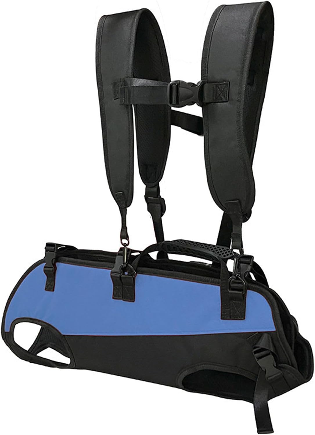 Borsa trasportino per animali domestici, borsa per animali domestici di piccola taglia con tessuto Oxford traspirante, tracolla regolabile, design orizzontale che abbraccia lo zaino