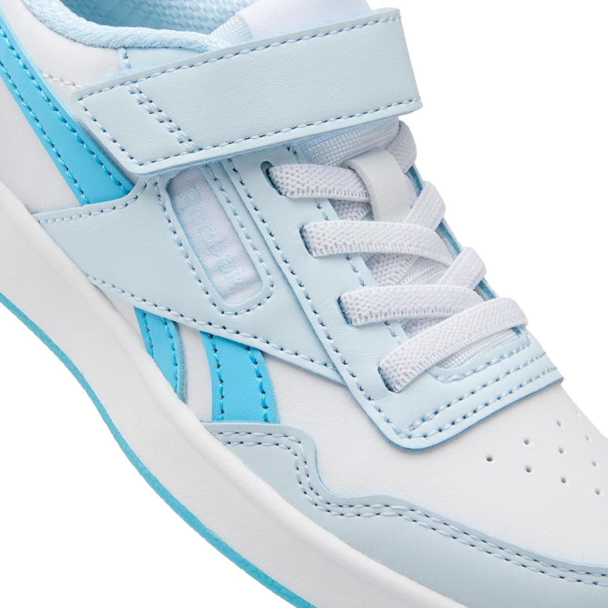 Reebok Fille Court Advance Elastic Lace & Top Strap Basket
