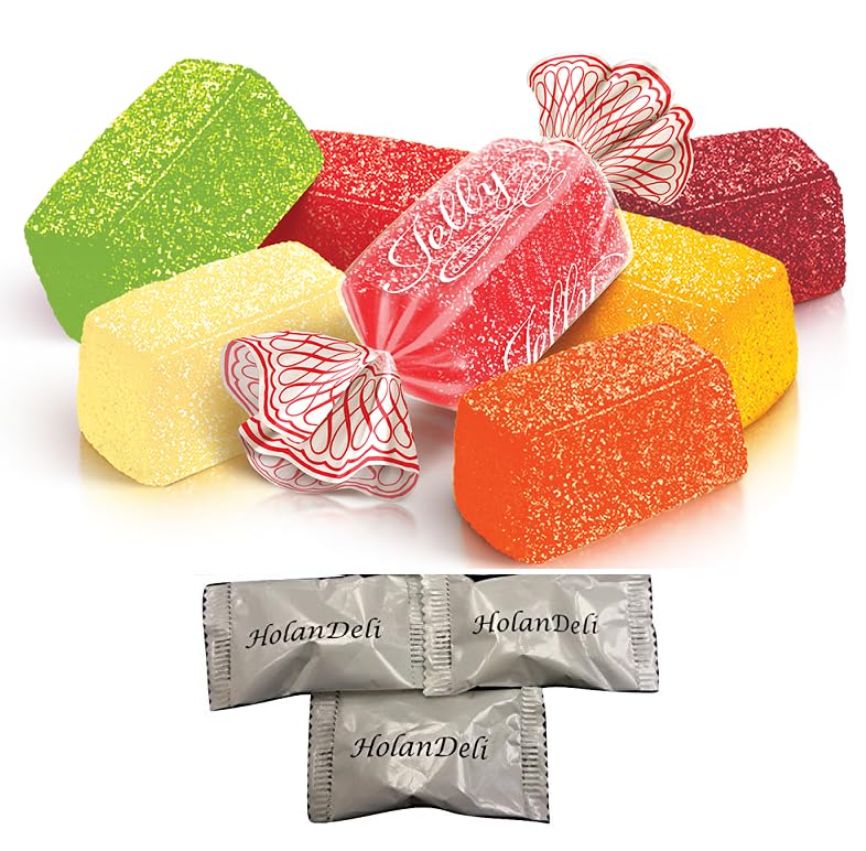 HolanDeli Caramelos de gelatina suaves y jugosos importados. Incluye HolanDeli Mints. Bolsa de 1 libra
