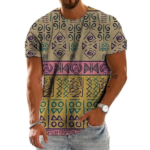 Los hombres de la moda de impresión de manga corta camiseta de la calle popular de hip-hop de cuello redondo de manga corta camiseta tops