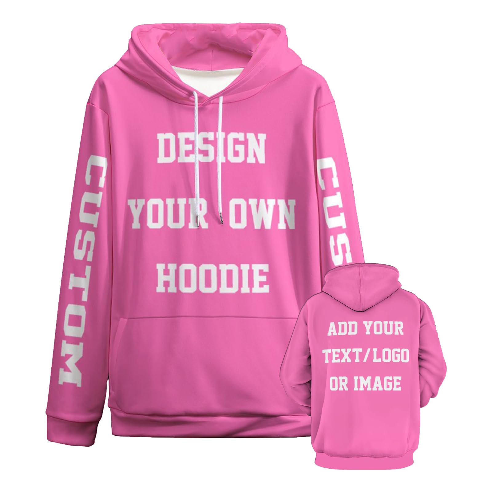 Custom Hoodie Personalized Custom Sweatshirt With Text Picture For Men