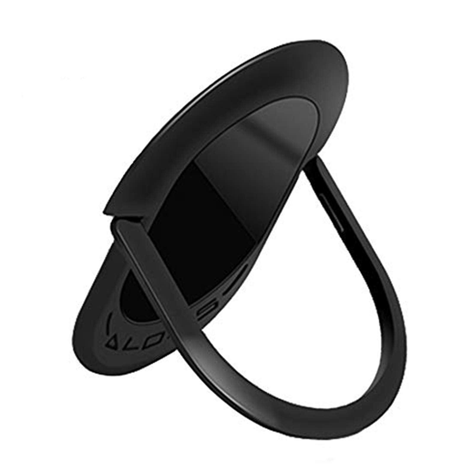Phone Ring Holder Finger Ring Stand Black Metal Grip Holder for Magnetic Car Mount