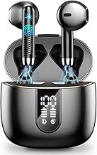 Sponsored You’re seeing this ad based on the product’s relevance to your search query.Learn more about this advertisement Bluetooth 5.3 Headphones, Wireless In-Ear Headphones with 4 Mics, 48H Deep Bass Playtime, LED Display, Bluetooth Earphones with ENC Noise Cancelling, IP7 Waterproof Headphones, Sport, USB-C